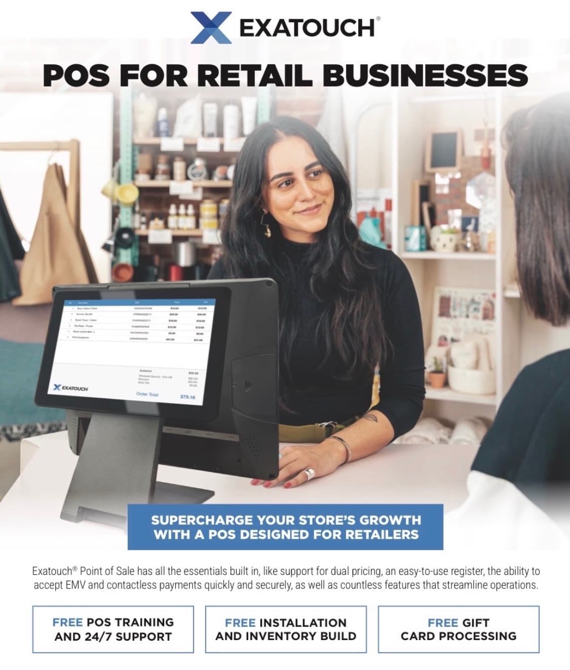 Exatouch POS for Retail Businesses